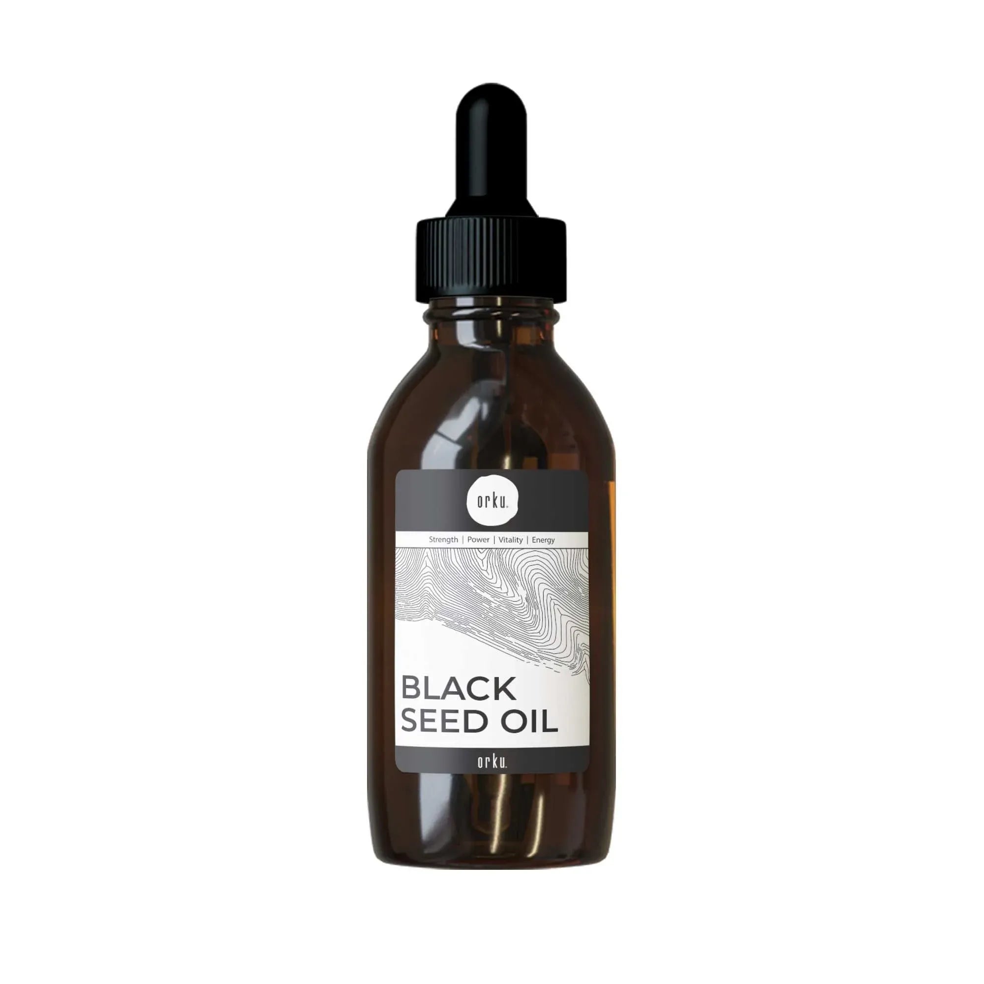 Orku 25ml Black Seed Oil Pure Cold Pressed 100% Ethiopian Nigella Sativa Cumin